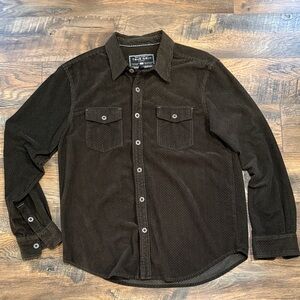 True Grit Dark Brown Corduroy Shirt